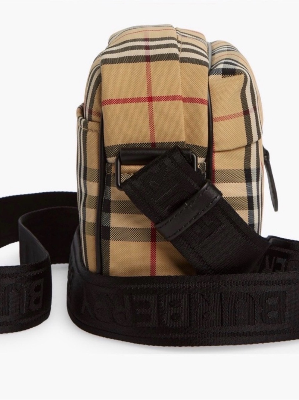 Burberry Vintage Check Belt Bag with Black Logo - Picture 4 of 4